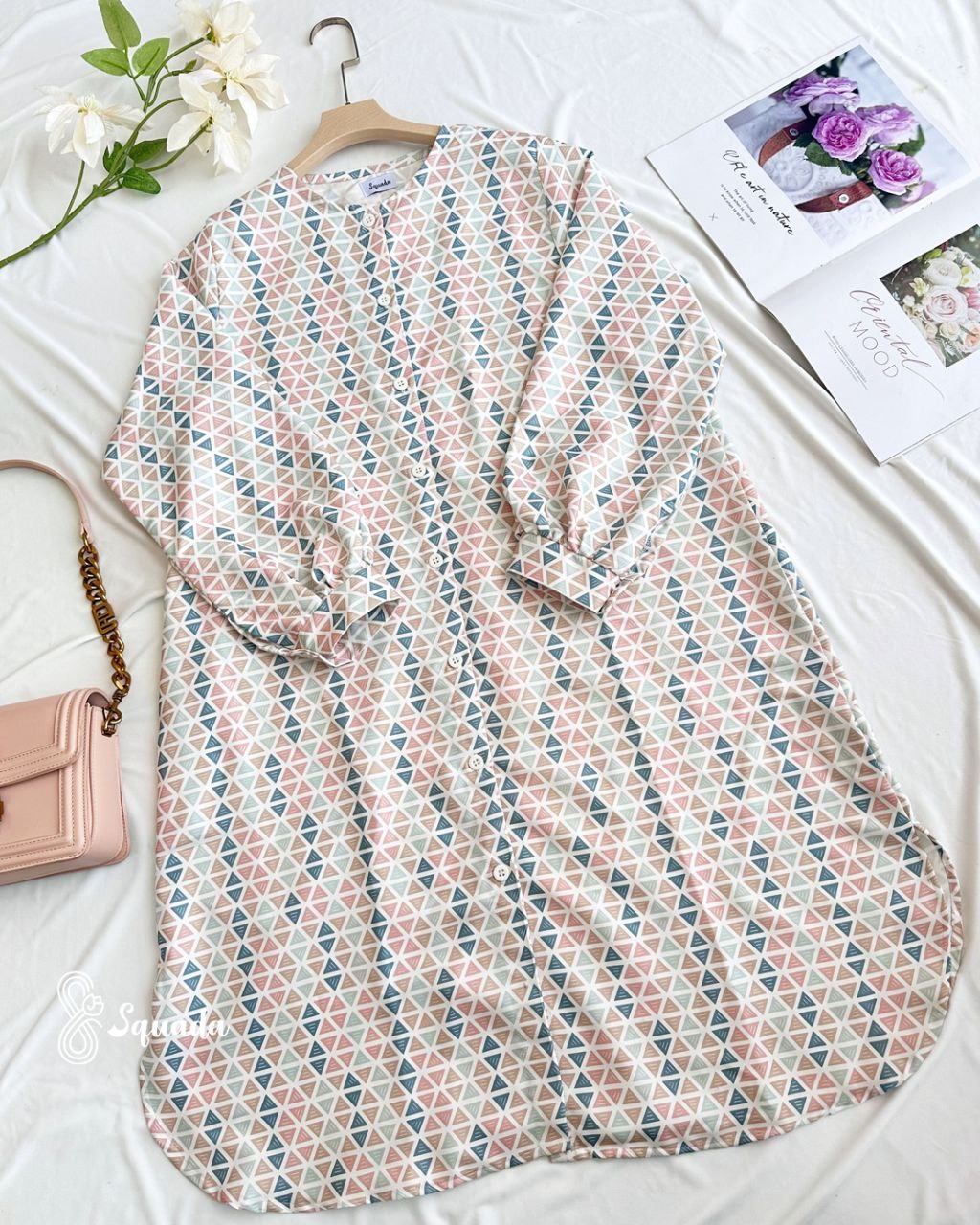 SQUADA | LONG TUNIK SIGNATURE PATTERN