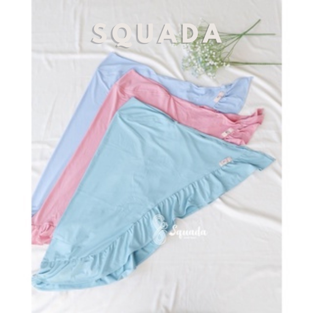 SQUADA | BERGO HIJAB JERSEY KIDS HYRALITTLE USIA 1-6 yo | Bergo anak-anak Bahan Katun Jersey