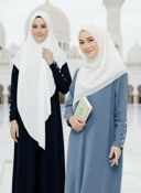 MAHIRA ABAYA KNIT - ABAYA UMROH & HAJI - DRESS ABAYA KAOS KNIT PREMIUM - ABAYA RAJUT GOLD BUTTON BUSUI