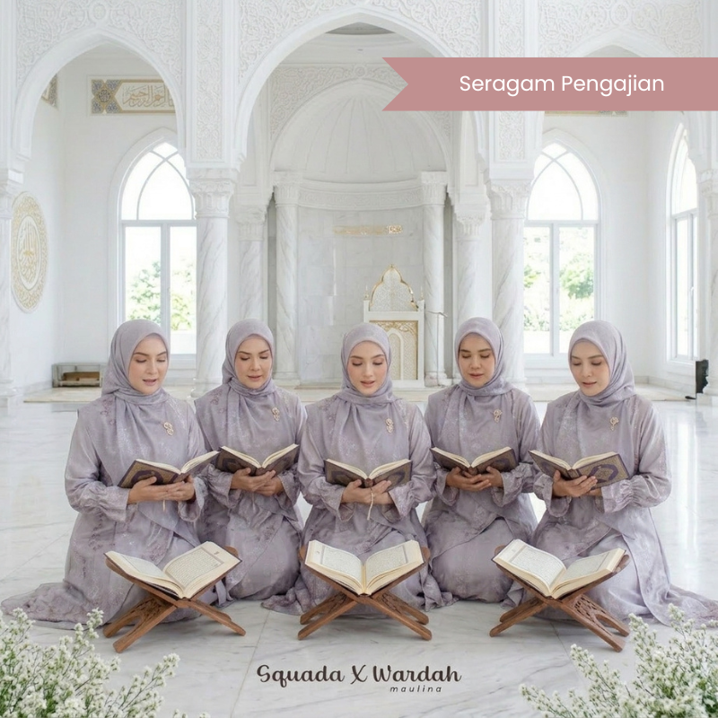 SQUADA RAUDHAH SERIES - Dress Mom Silco Silk Premium High Quality