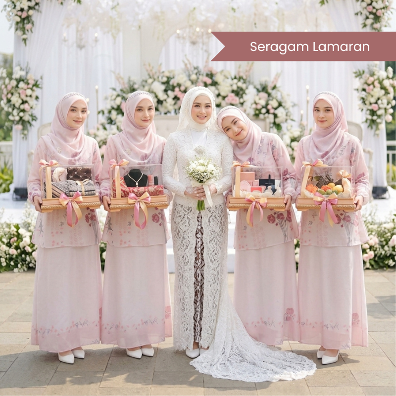 SQUADA ADIWARNA SERIES - Dress Mom Chiffon Cherry Premium Furing Rayon High Quality