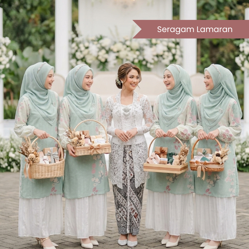 SQUADA ADIWARNA SERIES - Atasan Tunic Wanita Chiffon Cherry Premium Mix Furing Rayon High Quality