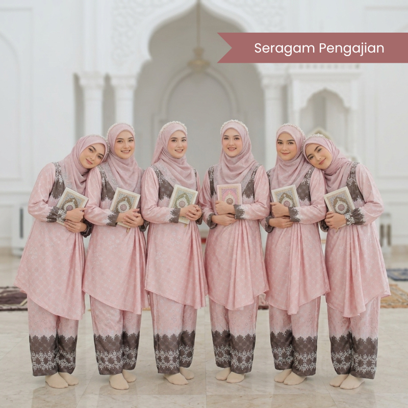 SQUADA SAPPHIRE SERIES - One Set Tunic Silco Silk Premium High Quality