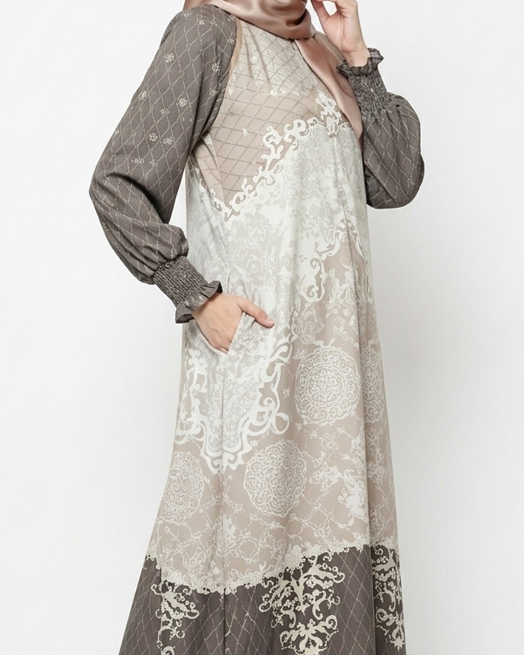 SQUADA ARUNIKA SERIES - Dress Wanita Viscose Dobby Premium High Quality