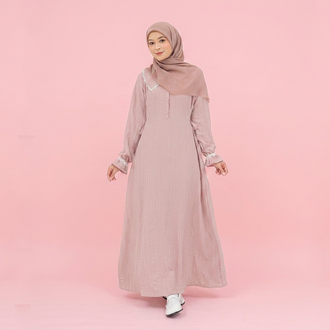 HANARA DRESS MOM - HOREB CRINKLE PREMIUM - CASUAL DRESS