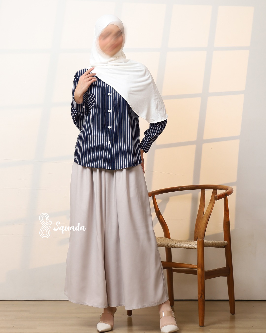 SQUADA | LANINA STRIPE SHIRT