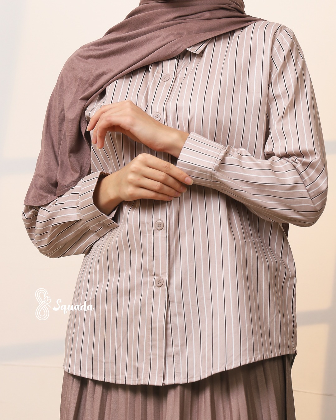 SQUADA | LANINA STRIPE SHIRT