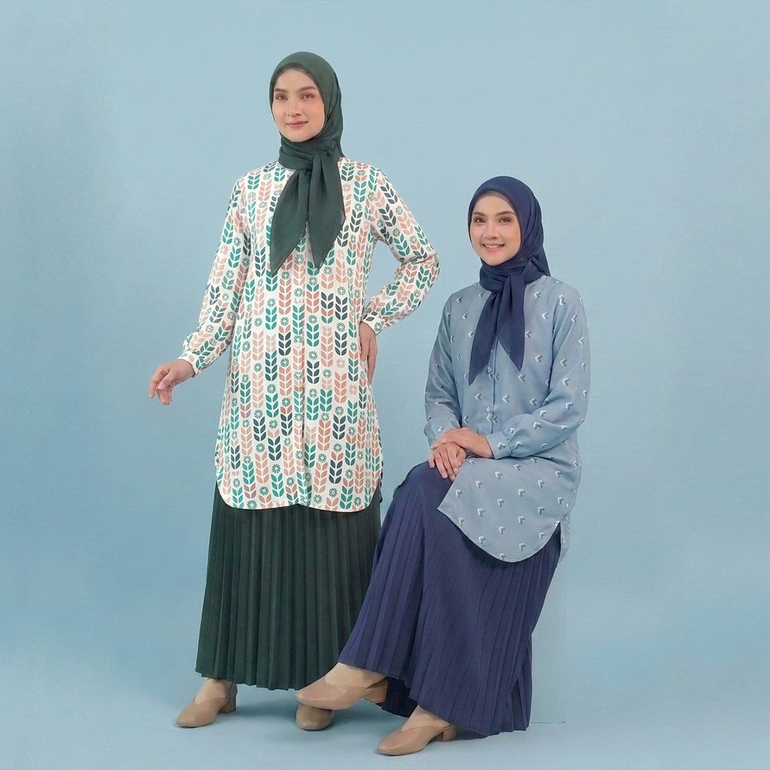 SQUADA | LONG TUNIK SIGNATURE PATTERN