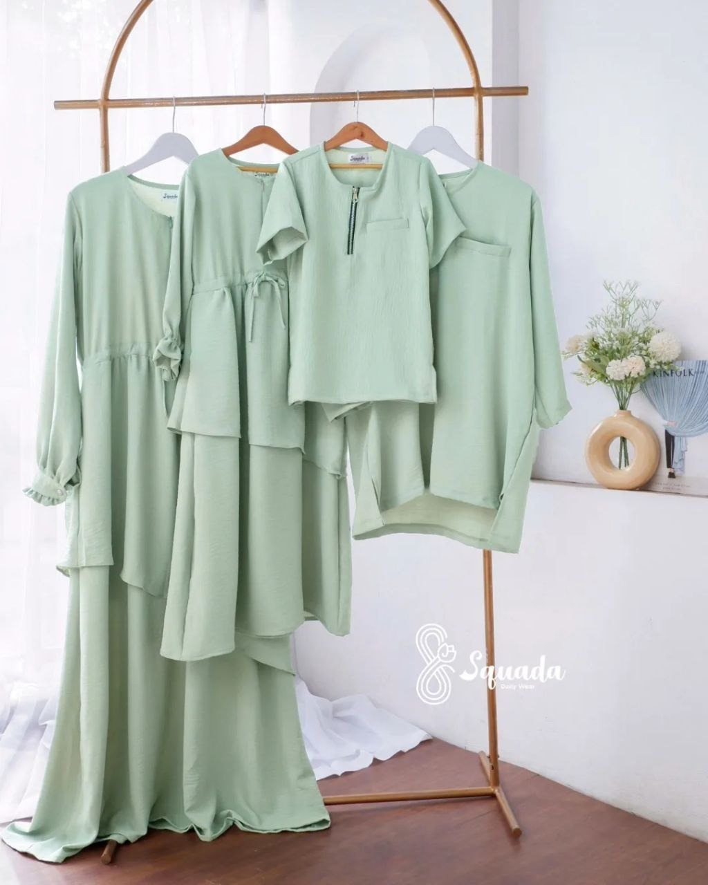 TEDUH FAMILY SET (SOFT GREEN)