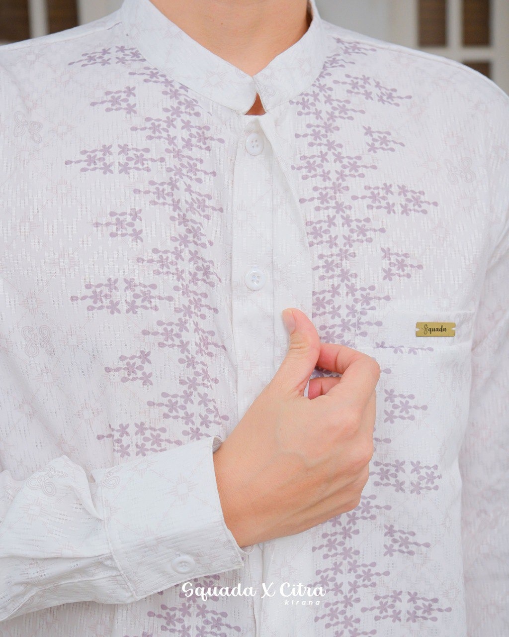 SQUADA SAPPHIRE SERIES - Kurta Dad Jacquard Dobby Premium