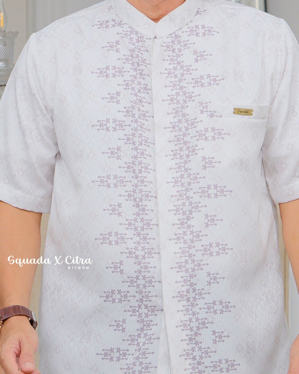 SQUADA SAPPHIRE SERIES - Kurta Dad Jacquard Dobby Premium