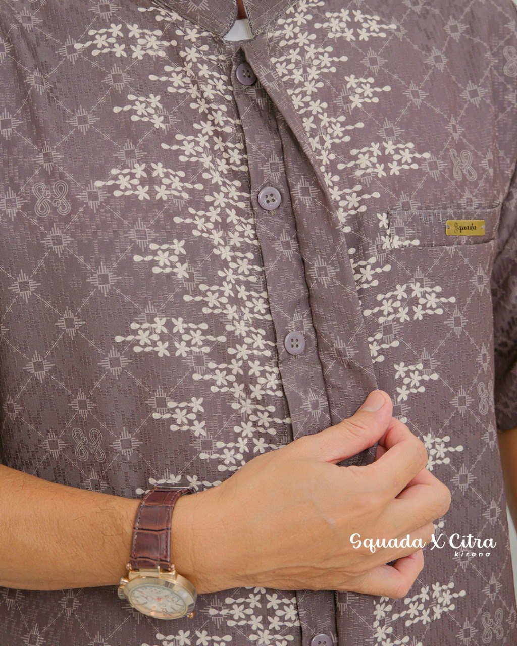 SQUADA SAPPHIRE SERIES - Kurta Dad Jacquard Dobby Premium