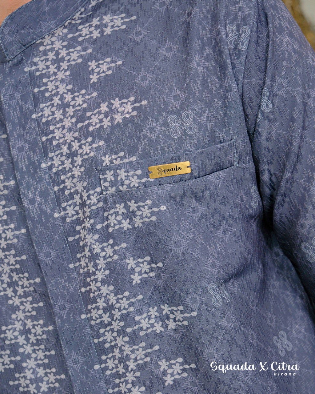 SQUADA SAPPHIRE SERIES - Kurta Dad Jacquard Dobby Premium