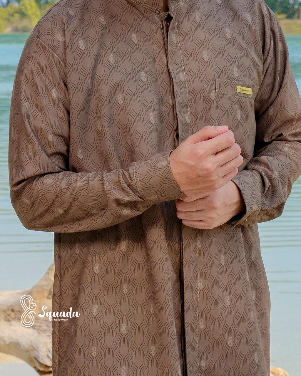 SQUADA NAHRA SERIES - Kurta Dad Cotton Tencel Premium High Quality