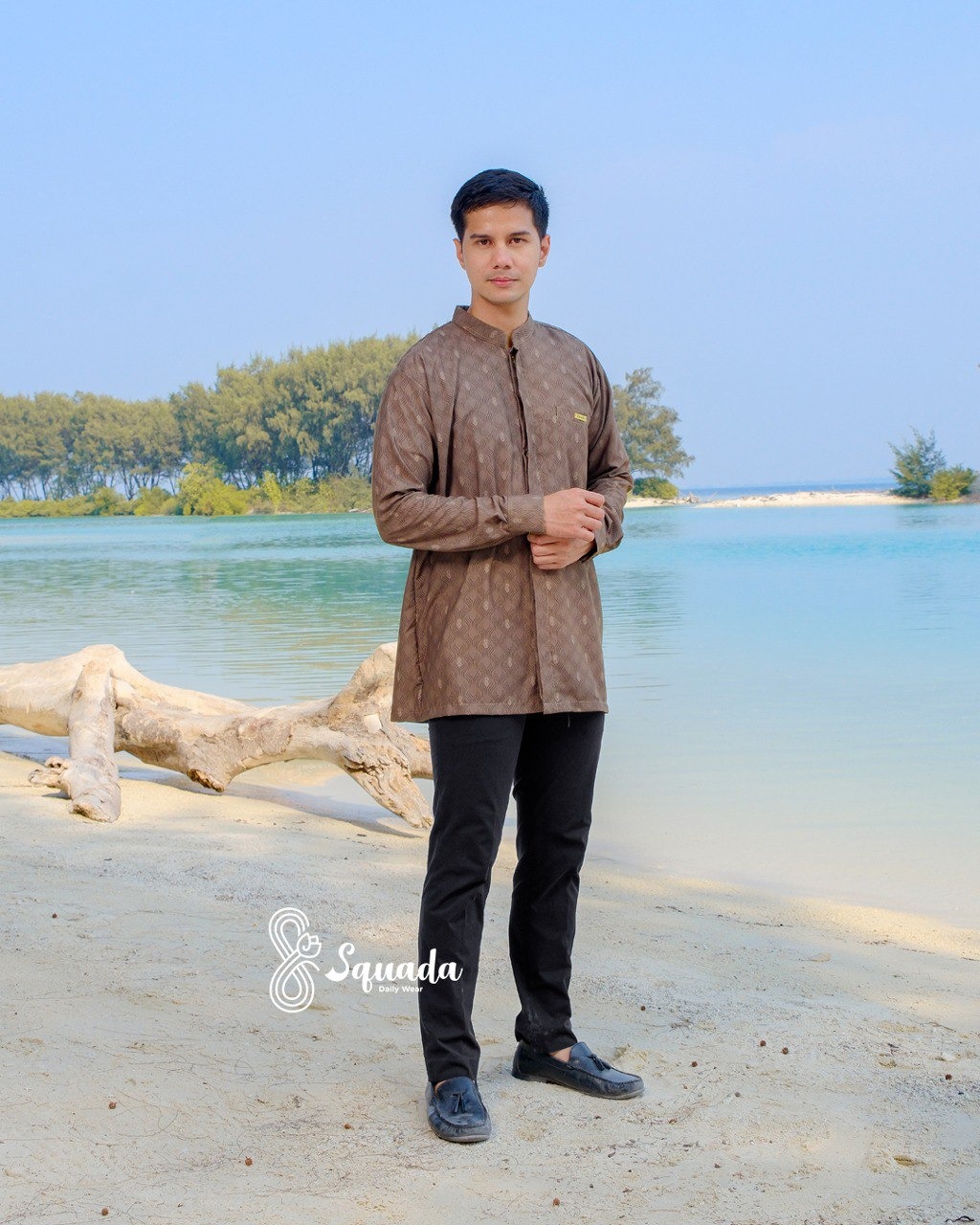 SQUADA NAHRA SERIES - Kurta Dad Cotton Tencel Premium High Quality