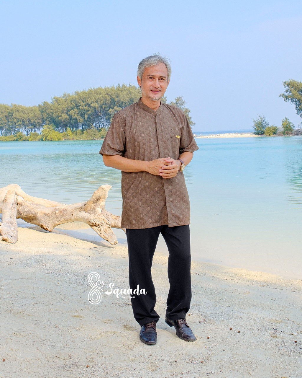 SQUADA NAHRA SERIES - Kurta Dad Cotton Tencel Premium High Quality