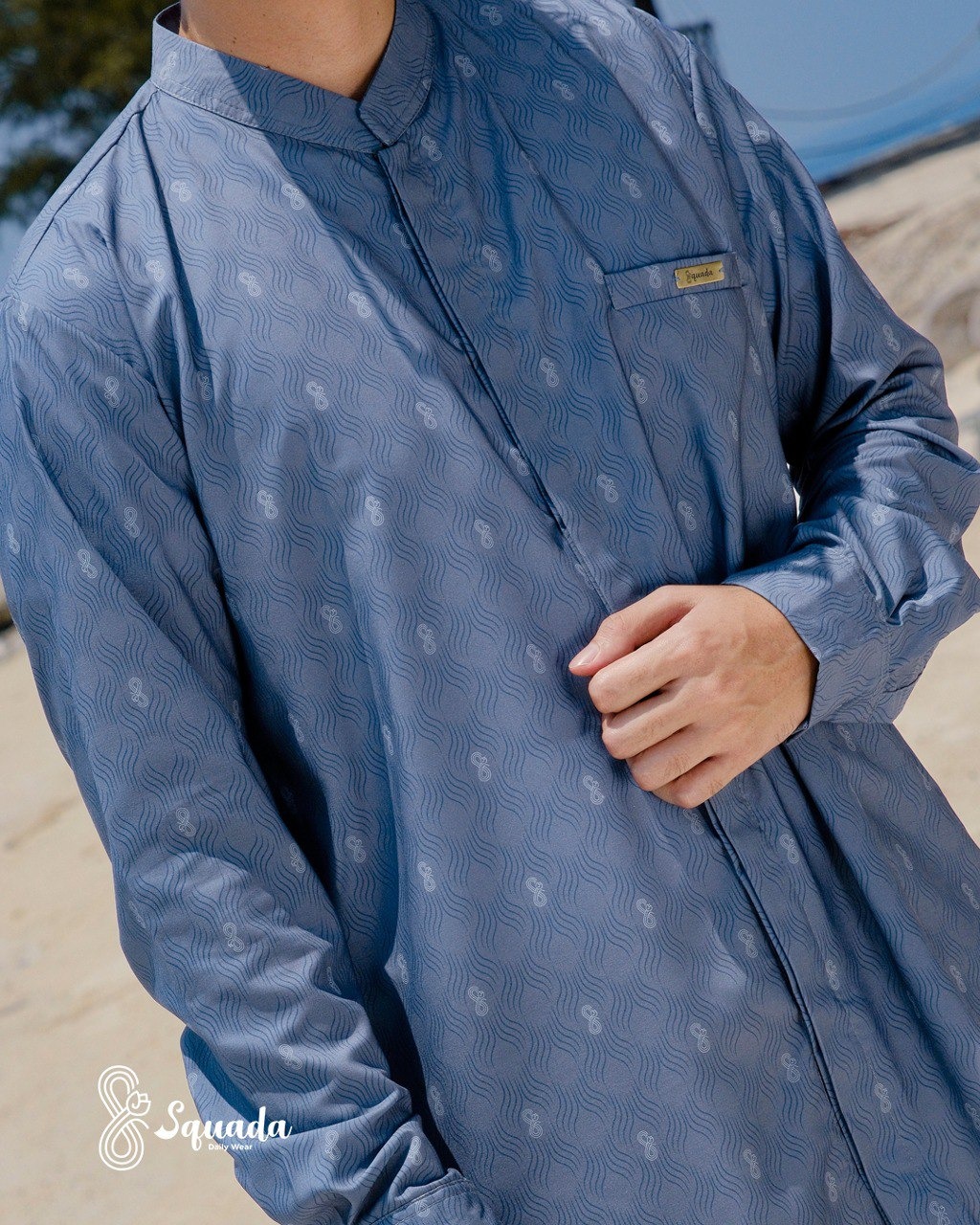 SQUADA NAHRA SERIES - Kurta Dad Cotton Tencel Premium High Quality