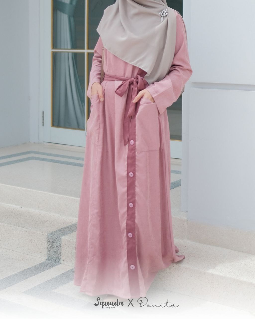 Nona Suede Dress