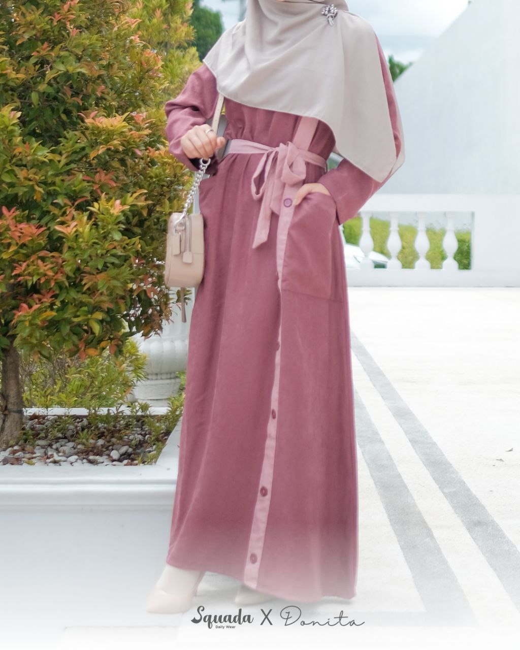 Nona Suede Dress