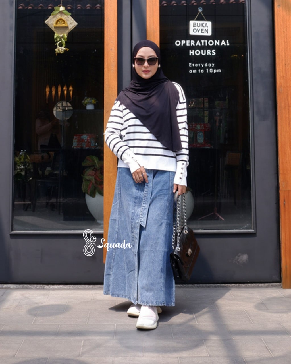 SQUADA | ALODIA STRIPE VISCOSE KNIT