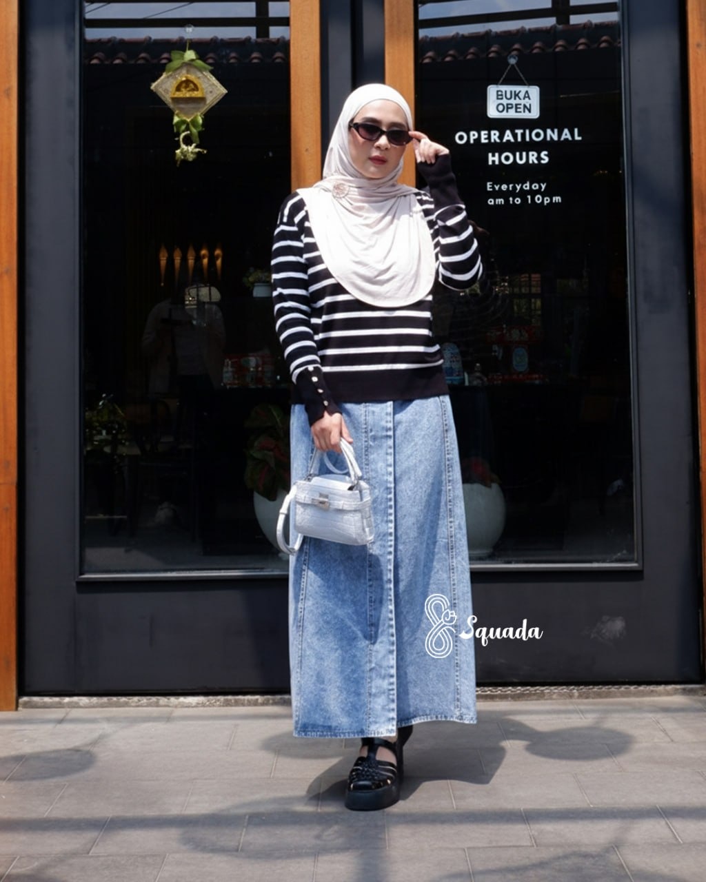 SQUADA | LAVIA DENIM SKIRT
