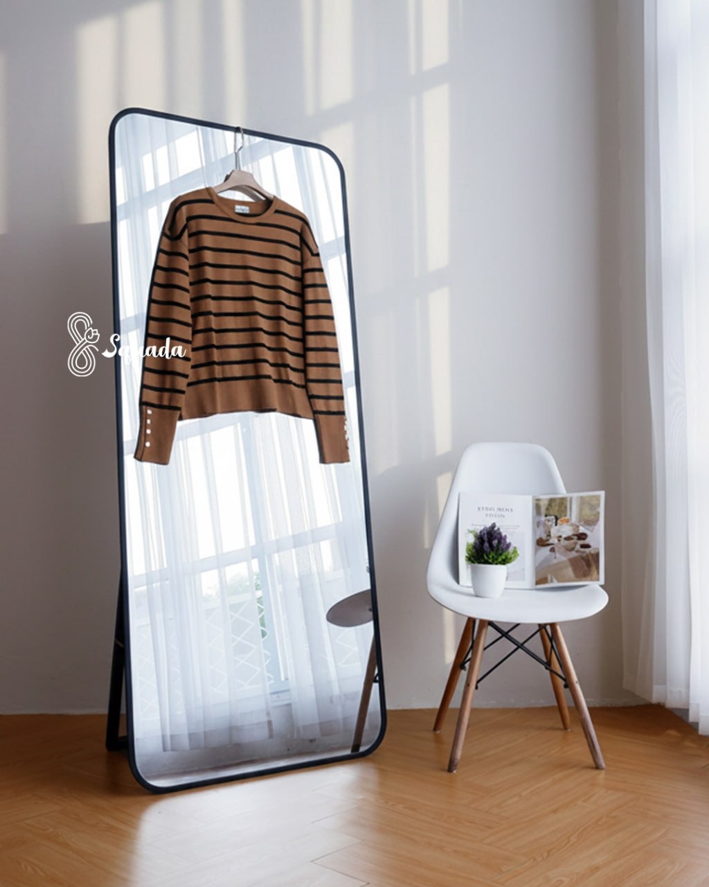 SQUADA | ALODIA STRIPE VISCOSE KNIT