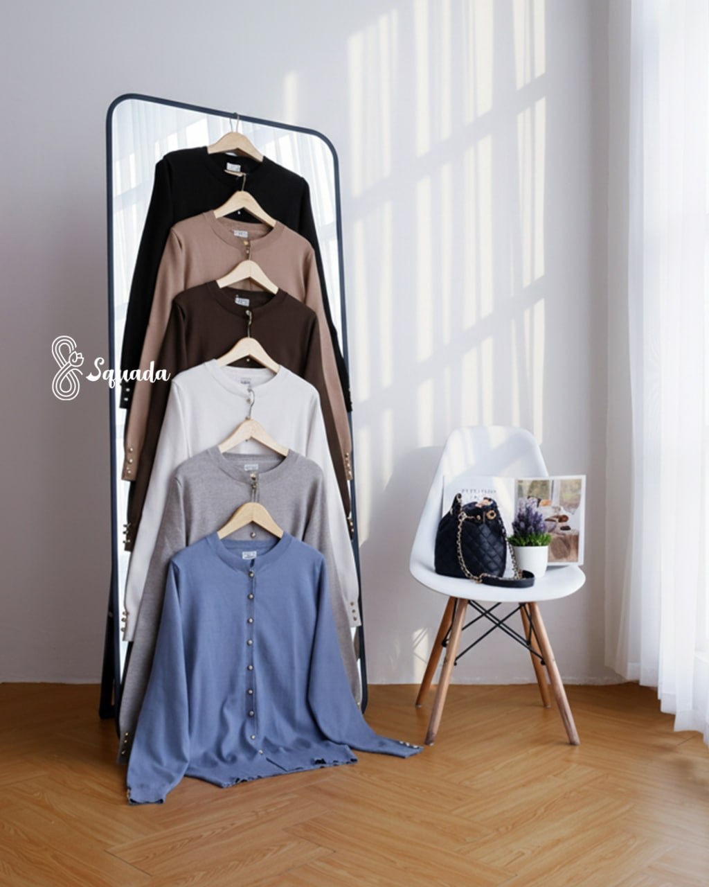 SQUADA | ZAARA VISCOSE KNIT CARDIGAN