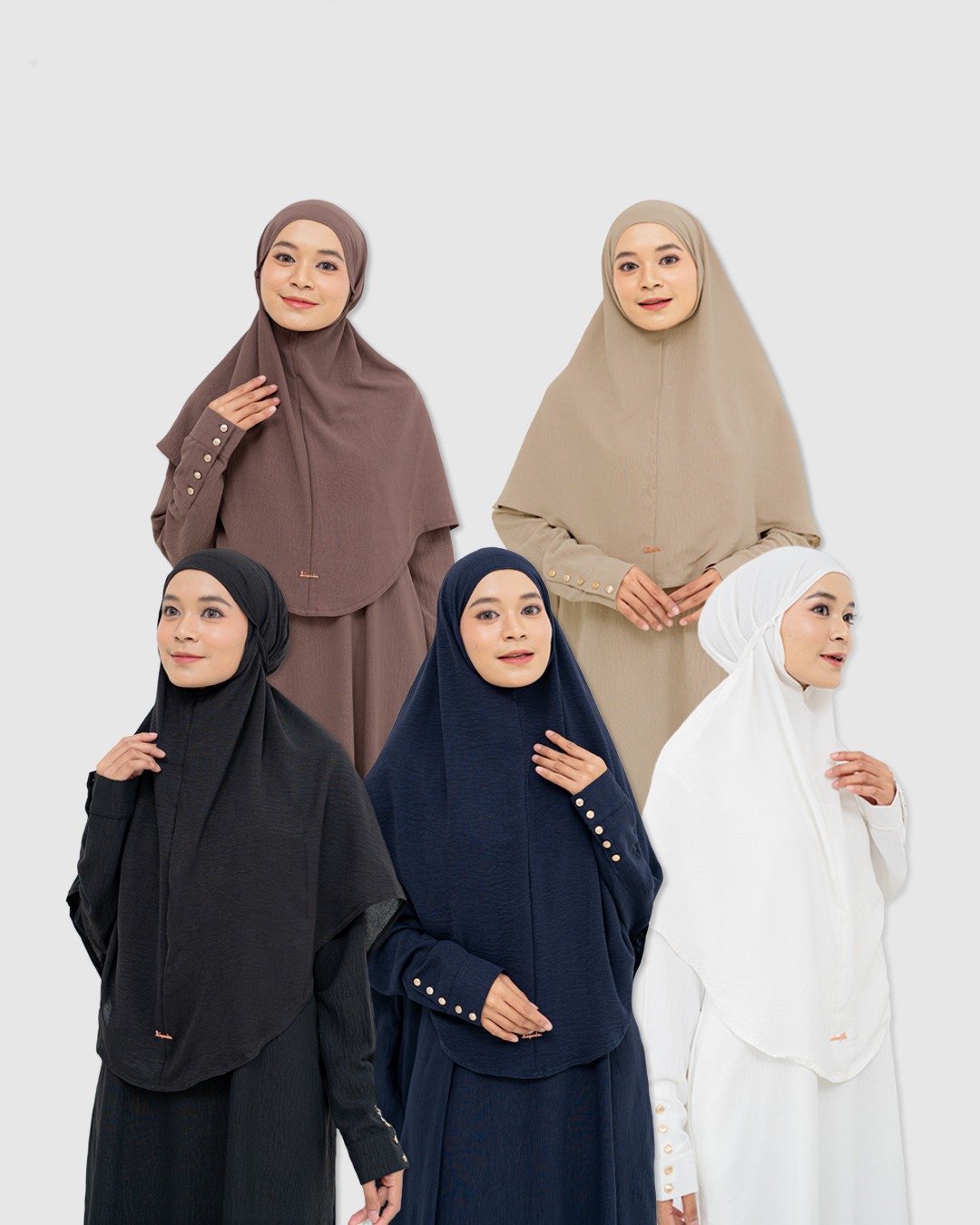 SHOFEEYA BERGO DAILY SYAR'I CRINKLE PREMIUM - BERGO HIJAB CRINKLE WANITA - HIJAB INSTAN DAILY UMROH IRONLESS