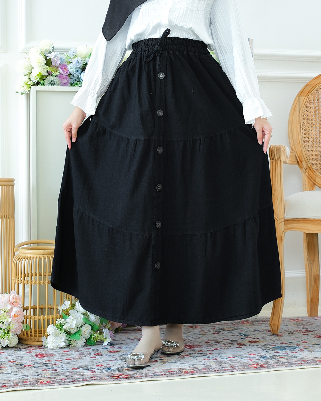 YUNA DENIM SKIRT 