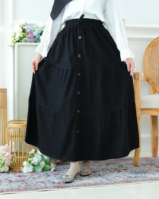 Image of YUNA DENIM SKIRT 