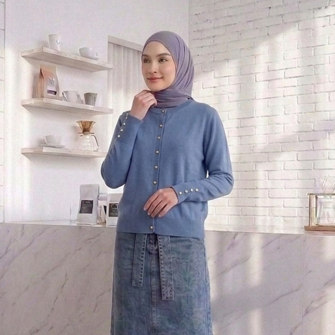 SQUADA | ZAARA VISCOSE KNIT CARDIGAN