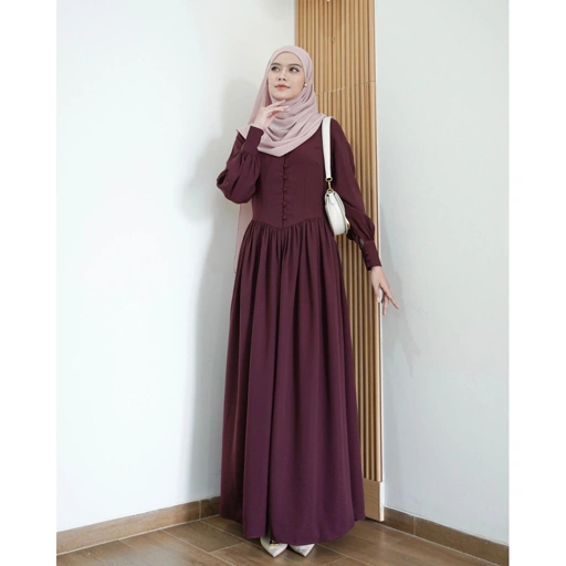 Image of Evolvere - Aurora Dress Princess Gamis Wanita Busui Friendly