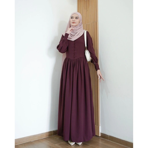Image of Evolvere - Aurora Dress Princess Gamis Wanita Busui Friendly