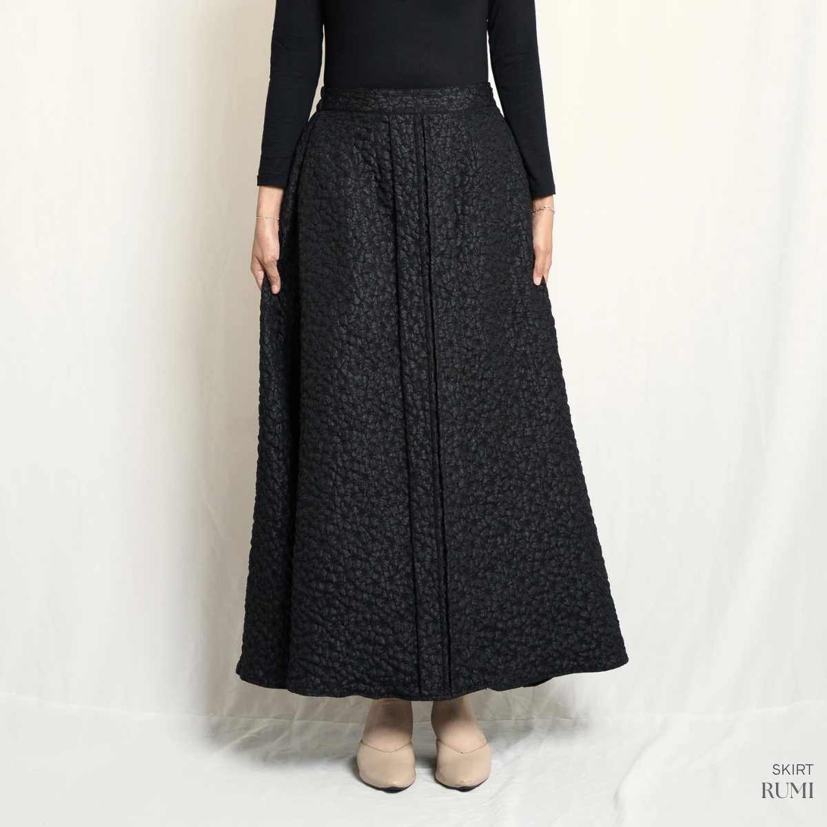 Evolvere - Rumi Rok/ROK SAJA/BAWAHAN SAJA/Rok Kebaya Modern Premium Bawahan Muslim Wanita