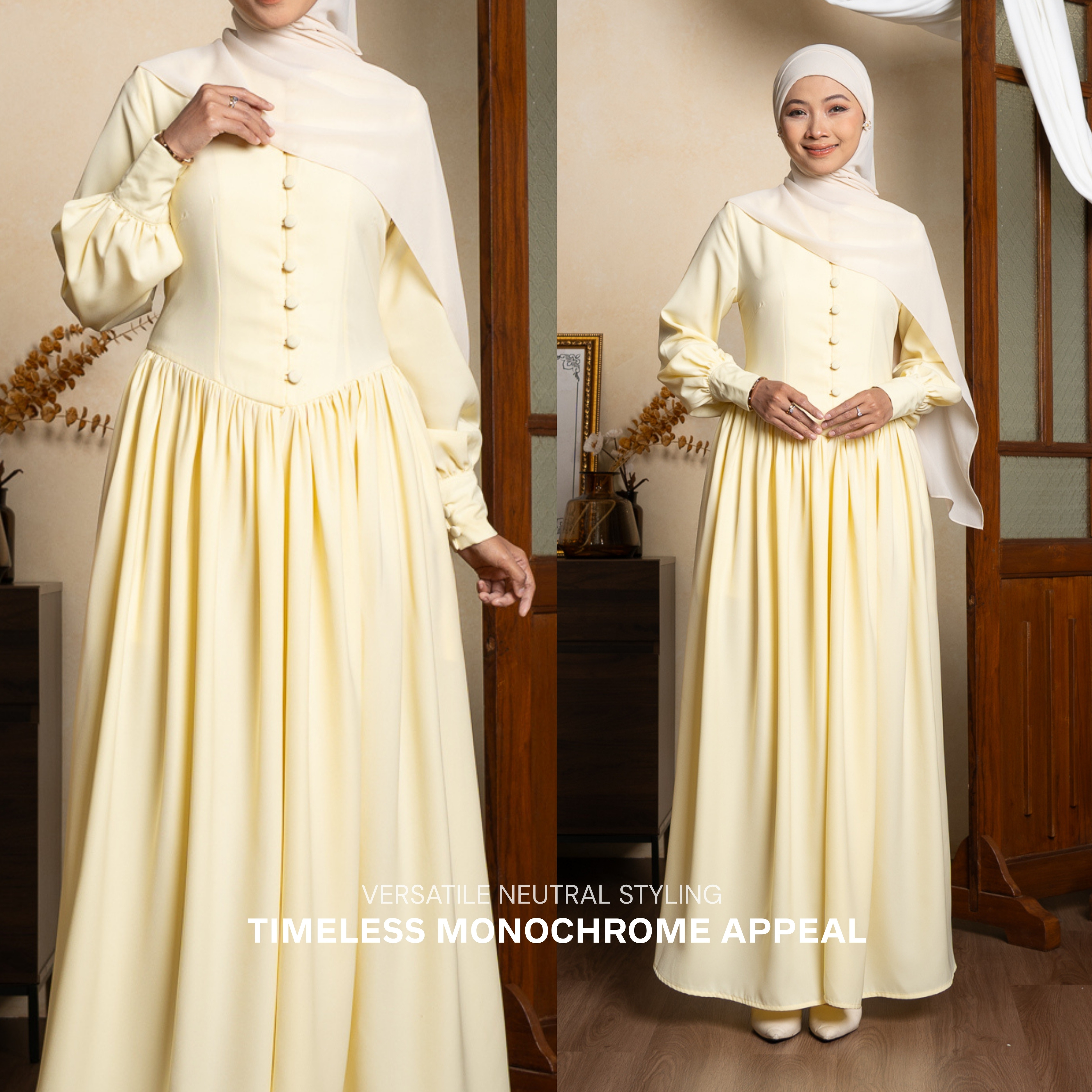 Evolvere - Aurora Pita Dress Princess Elegant Mewah