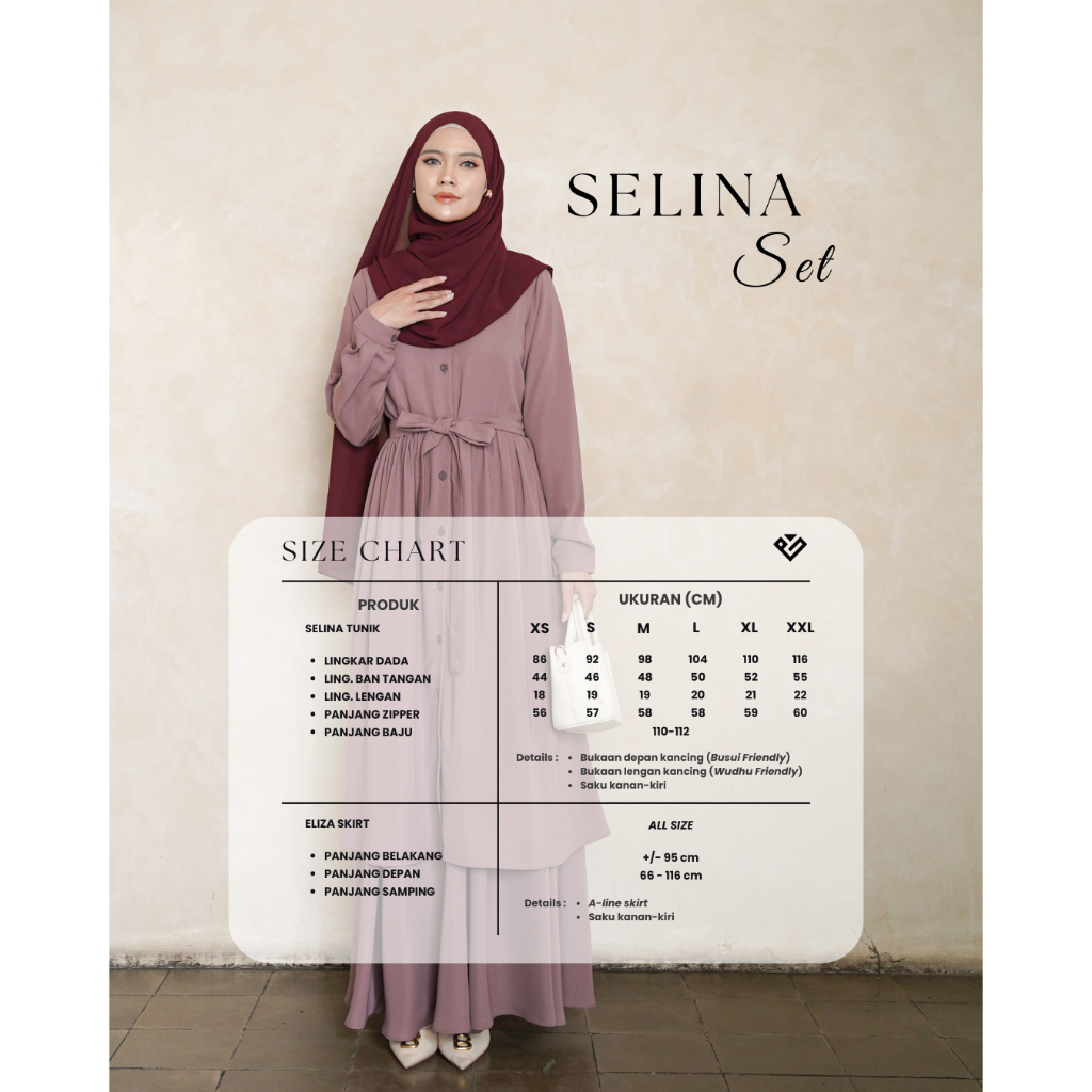 Evolvere - Selina Tunik Malaysia Style Polos