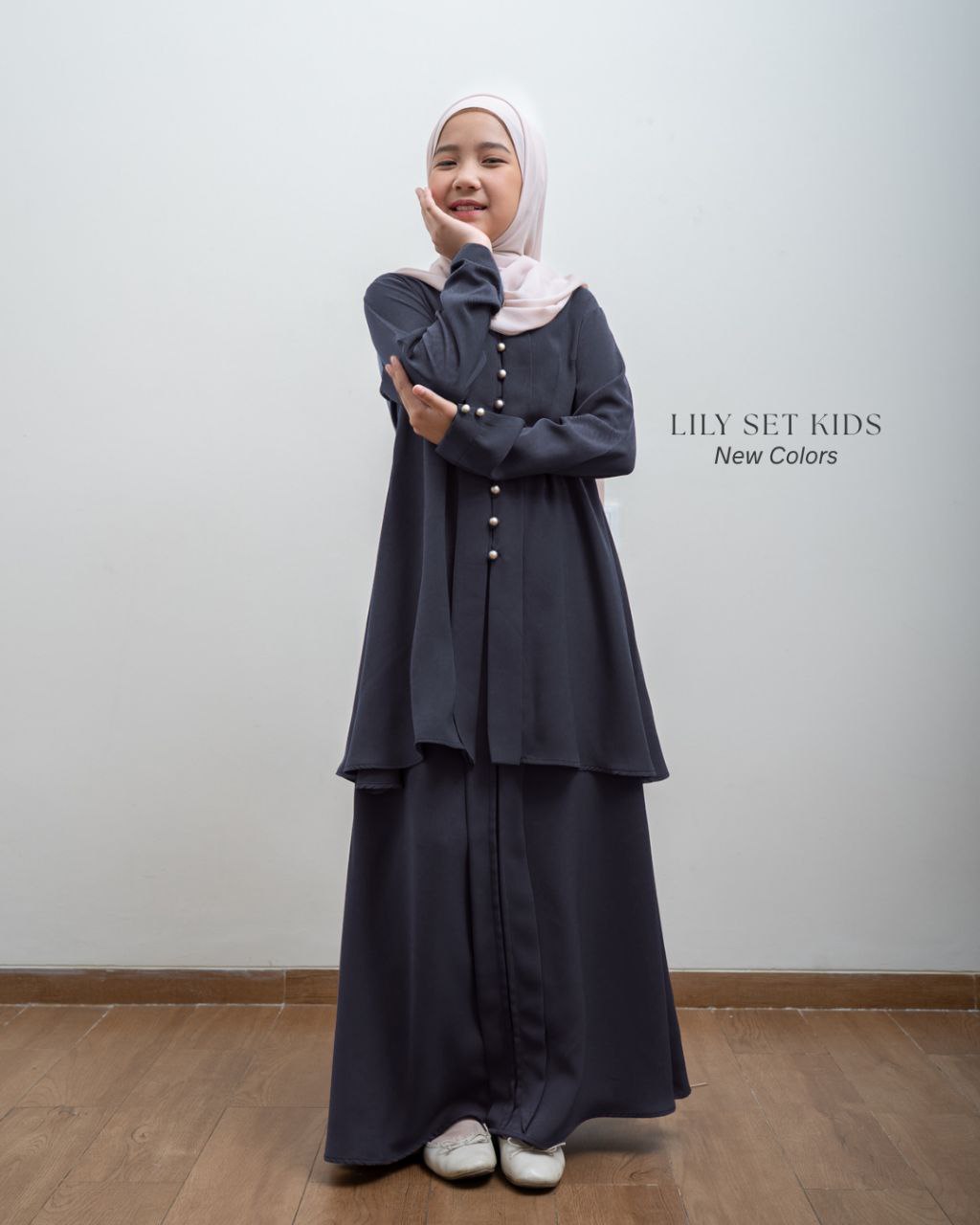 Evolvere - Lily Setelan Anak Tunik Dan Rok Anak (NEW COLOR)