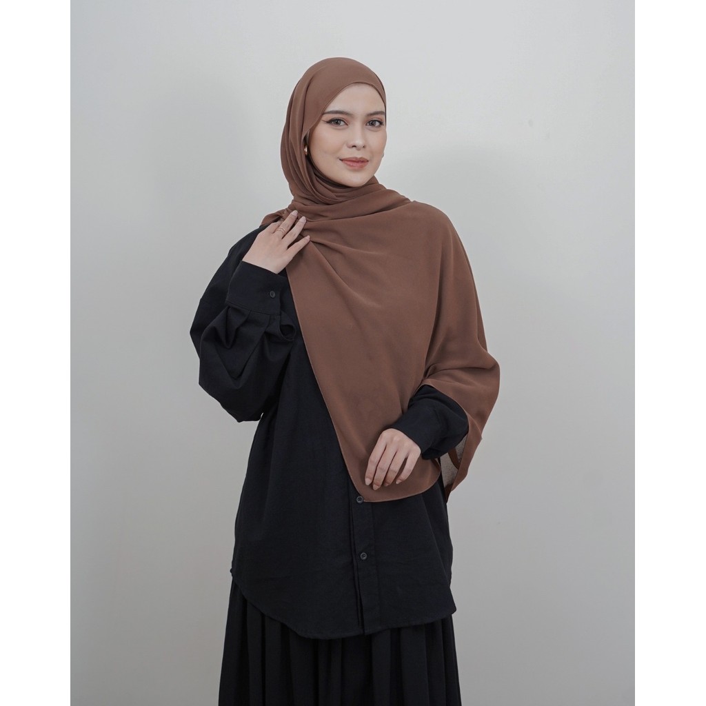 Evolvere - Kayla Shirt Kemeja Linen Oversize Simple For Daily ( KEMEJA SAJA )