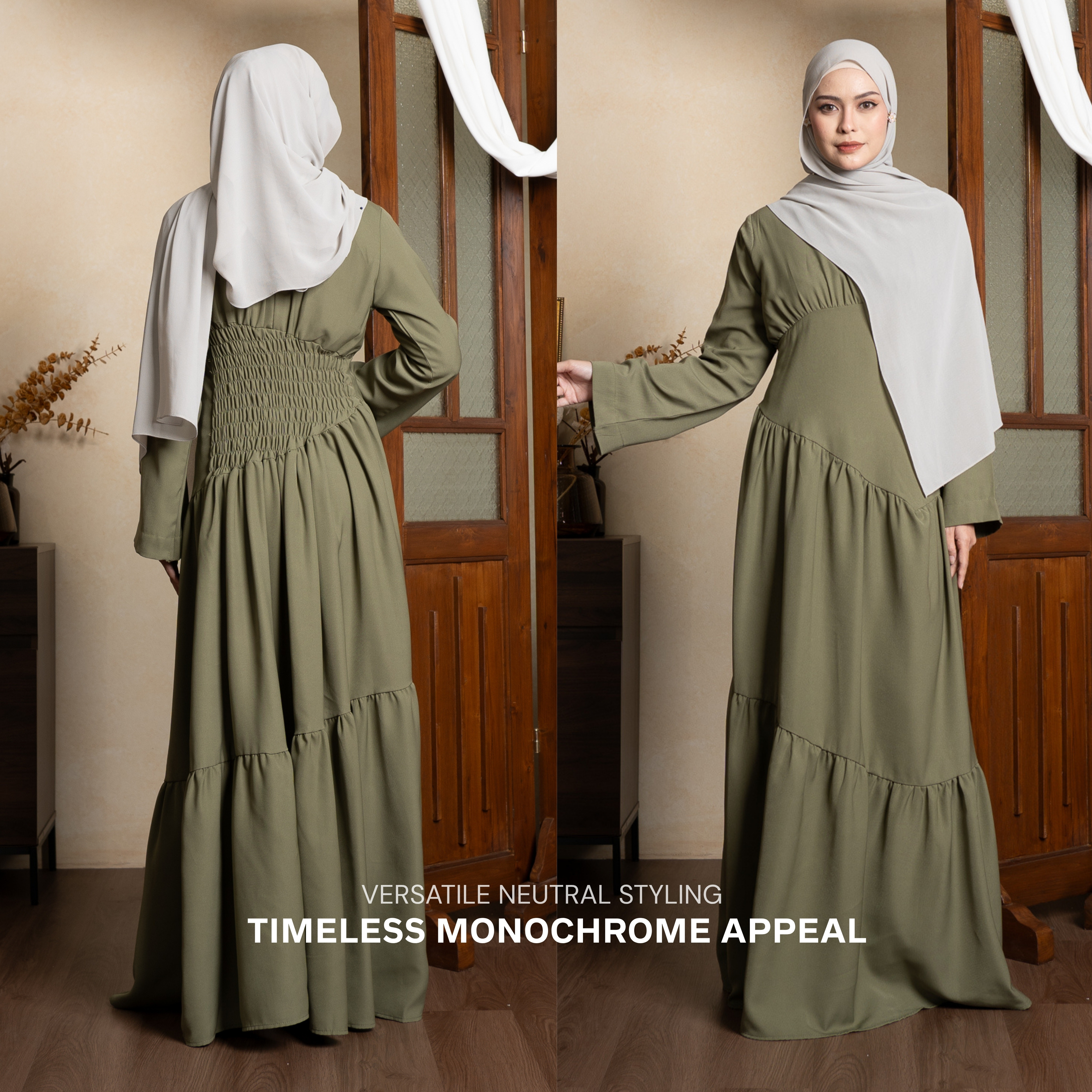 Evolvere - Soraiya Dress Princess Elegant Gamis Muslim Wanita