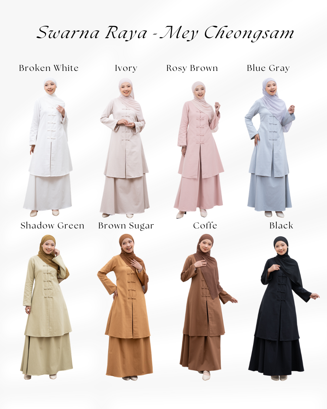 Evolvere - Mey Cheongsam Tunik Lebaran Tunik Wanita ( TUNIK SAJA )