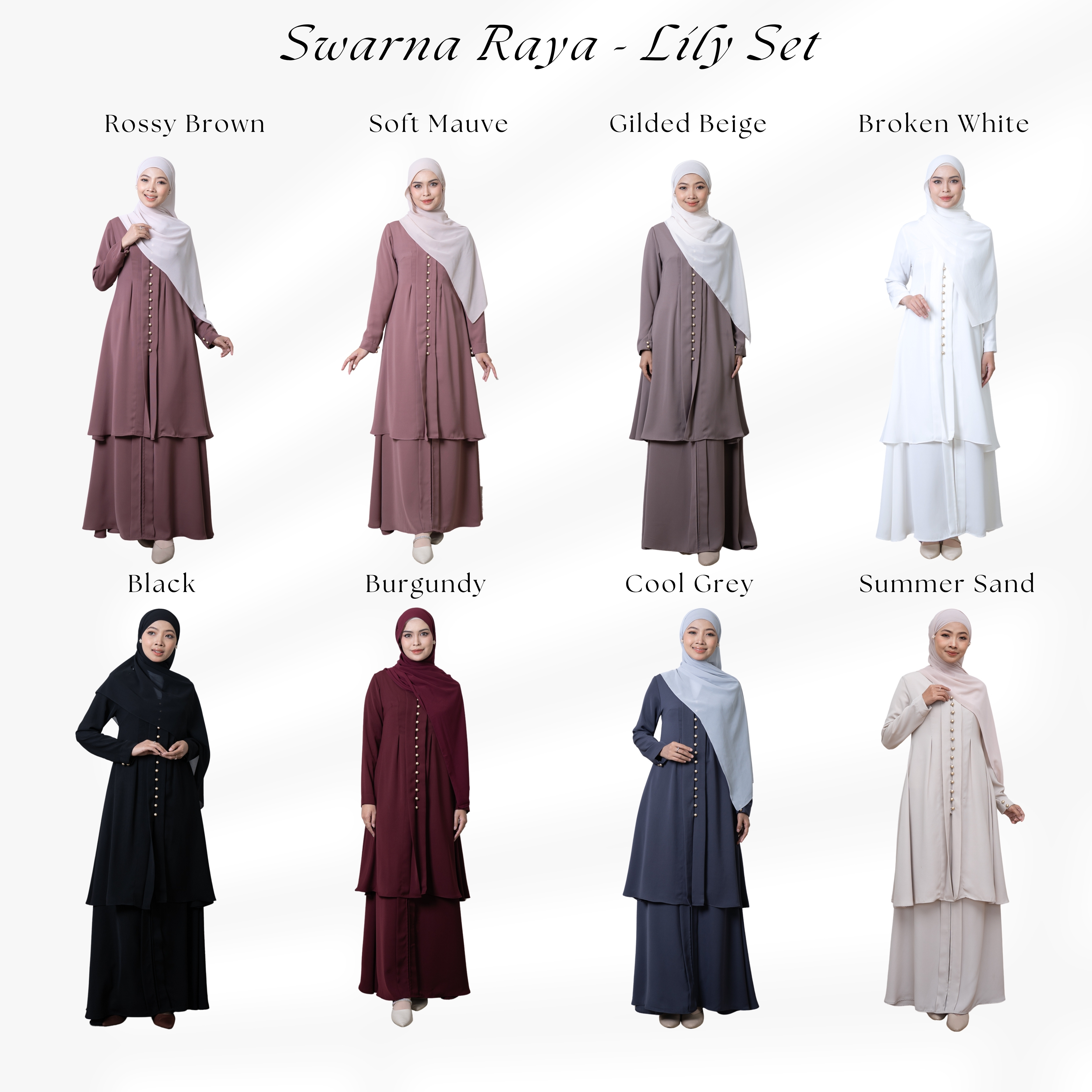Evolvere - Lily Tunik/ATASAN SAJA/TUNIK SAJA/Kebaya Polos Baju Tunik Wanita Muslim