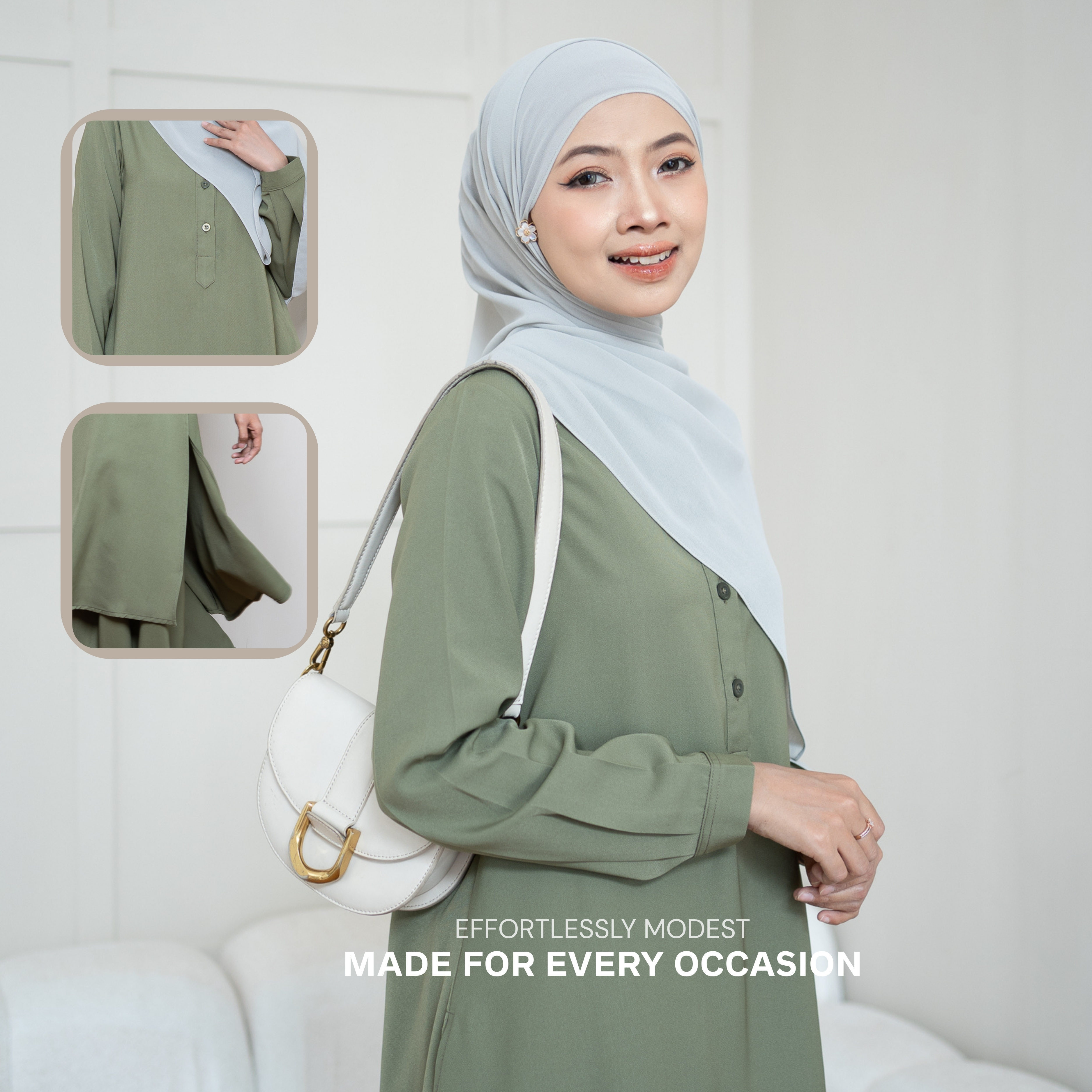 Evolvere - Aeera Tunik Malaysia Style Polos ( TUNIK SAJA )