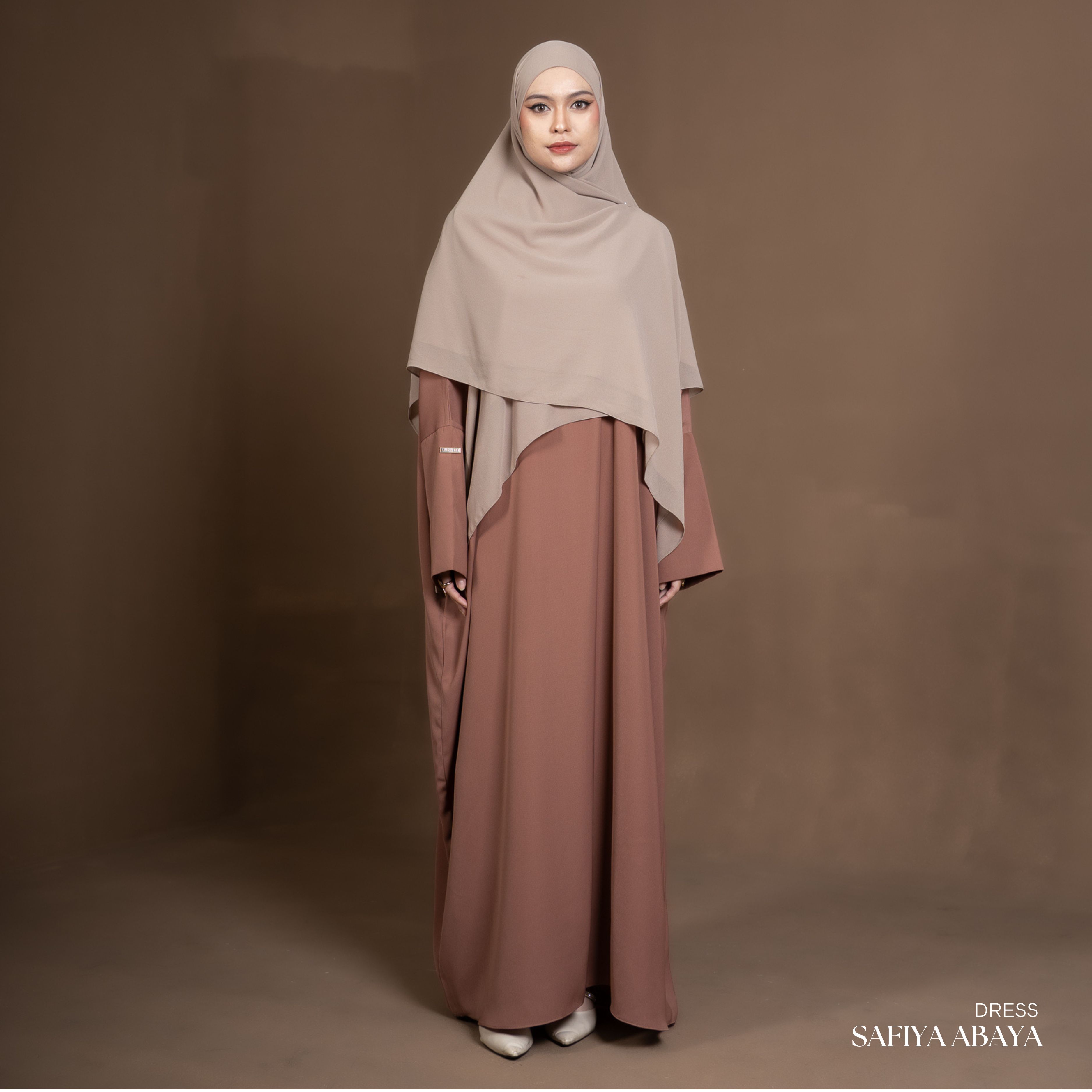 Evolvere-Safiya Abaya Basic Wanita Modest Timeliess Simple