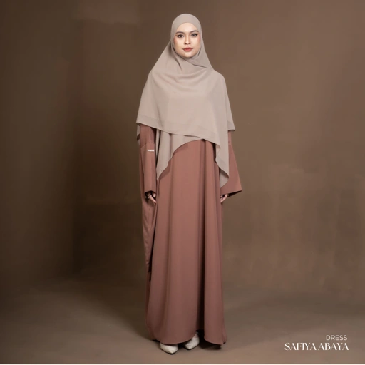 Evolvere-Safiya Abaya Basic Wanita Modest Timeliess Simple