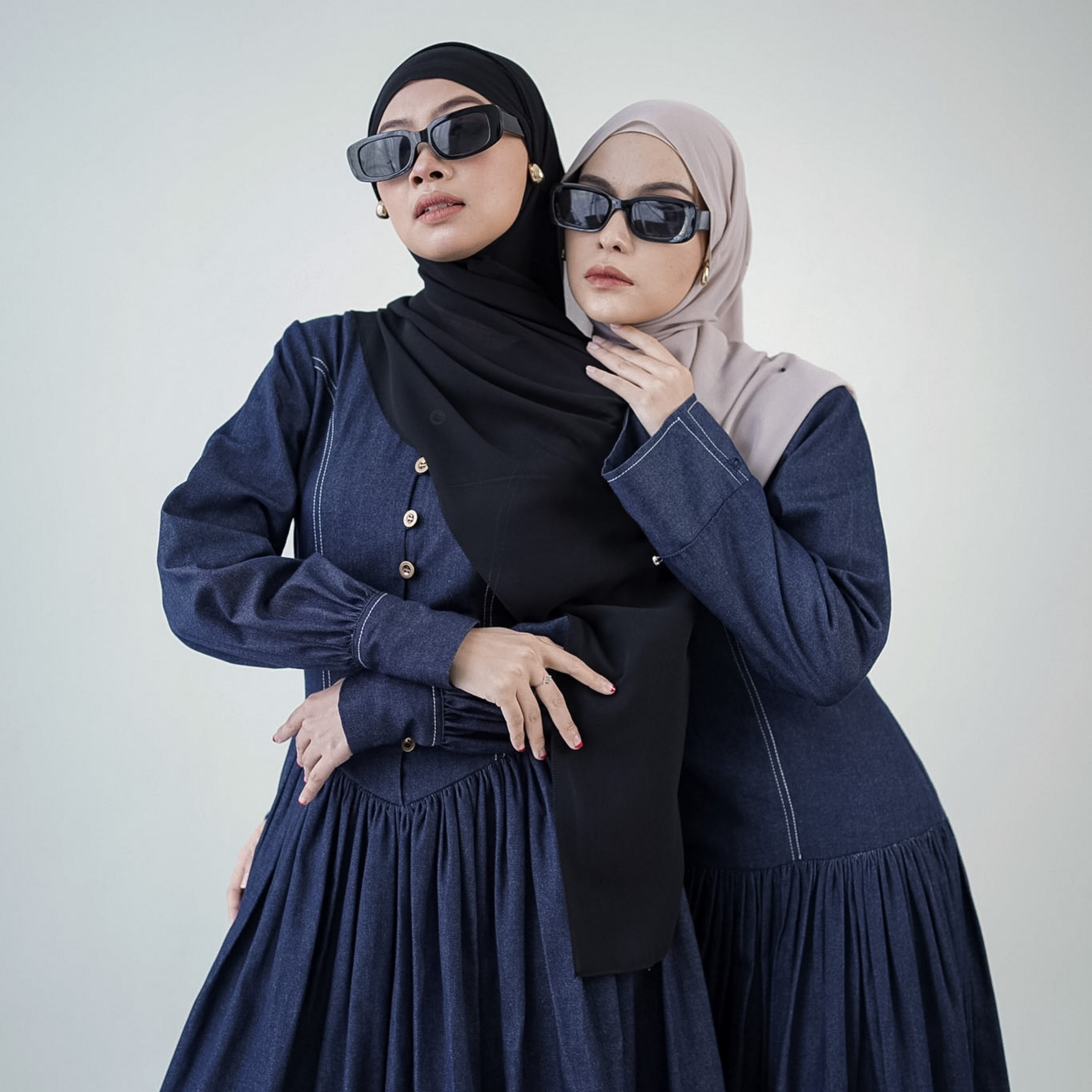 Evolvere - Arum Denim Luxe Gamis Muslim Kekinian