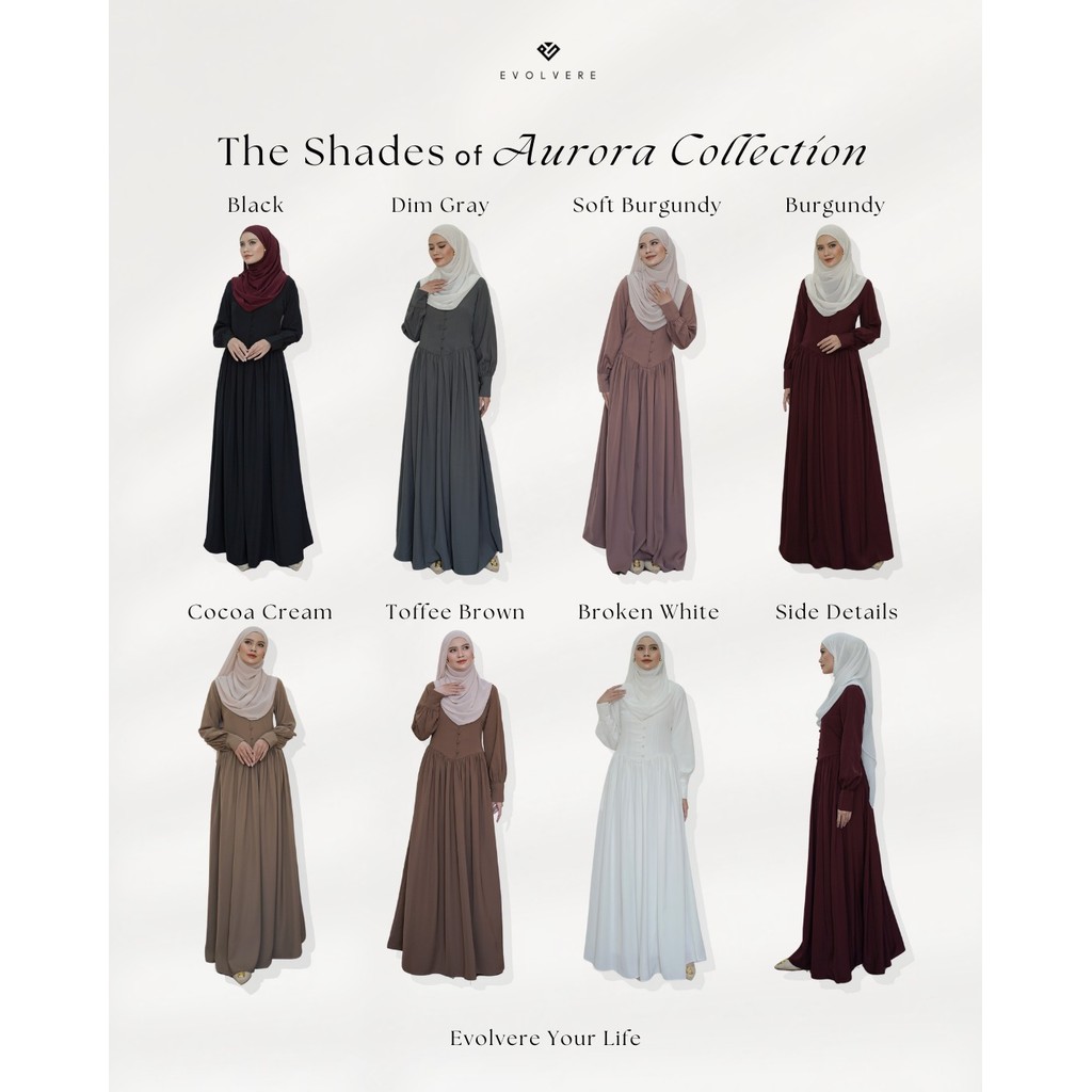 Evolvere - Aurora Dress Princess Gamis Wanita Busui Friendly