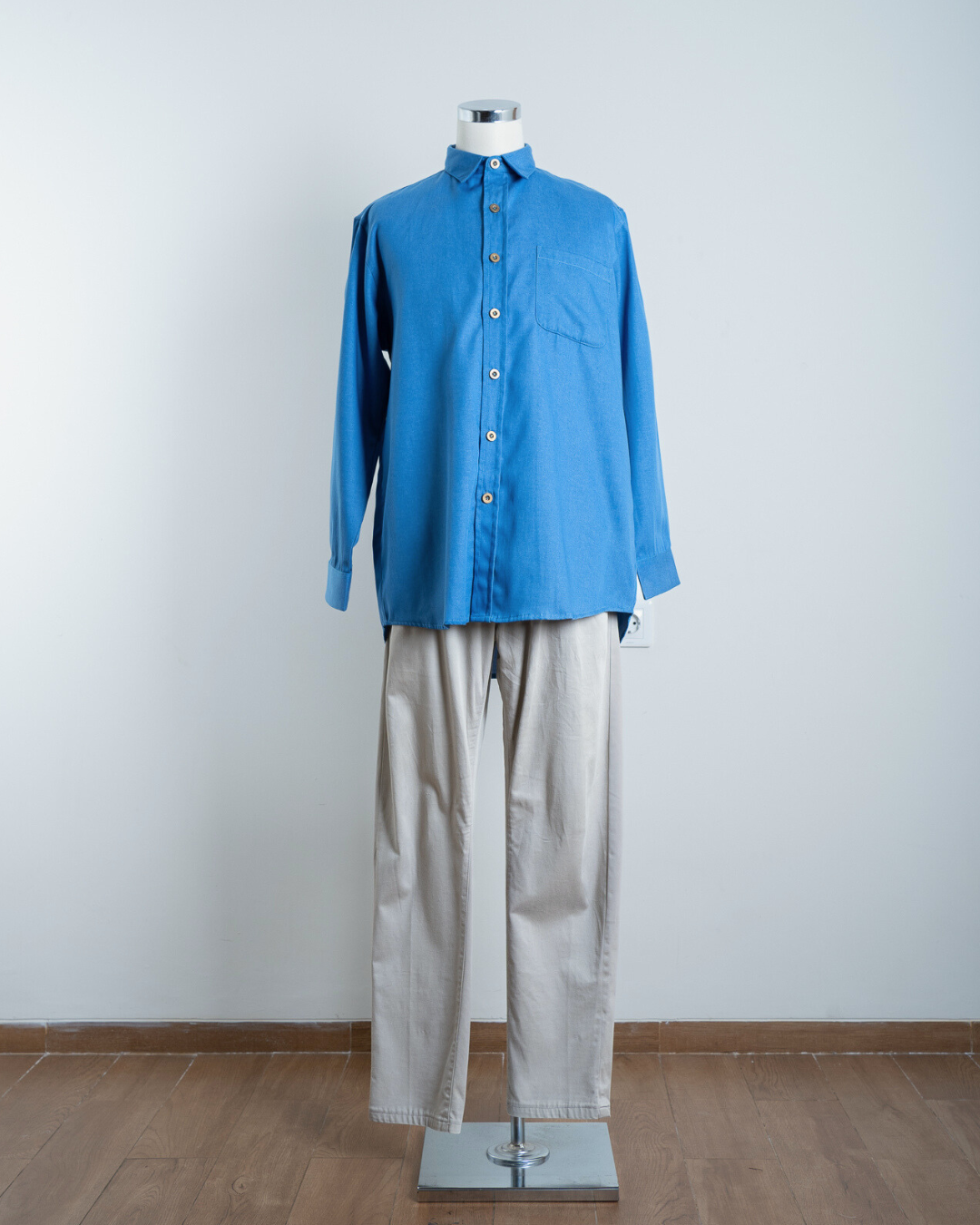 Evolvere - DHARMA Shirt Kemeja Denim Dewasa Lengan Panjang