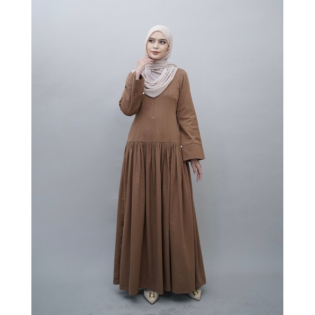 Evolvere-Arum Dress Linen Simple Elegant