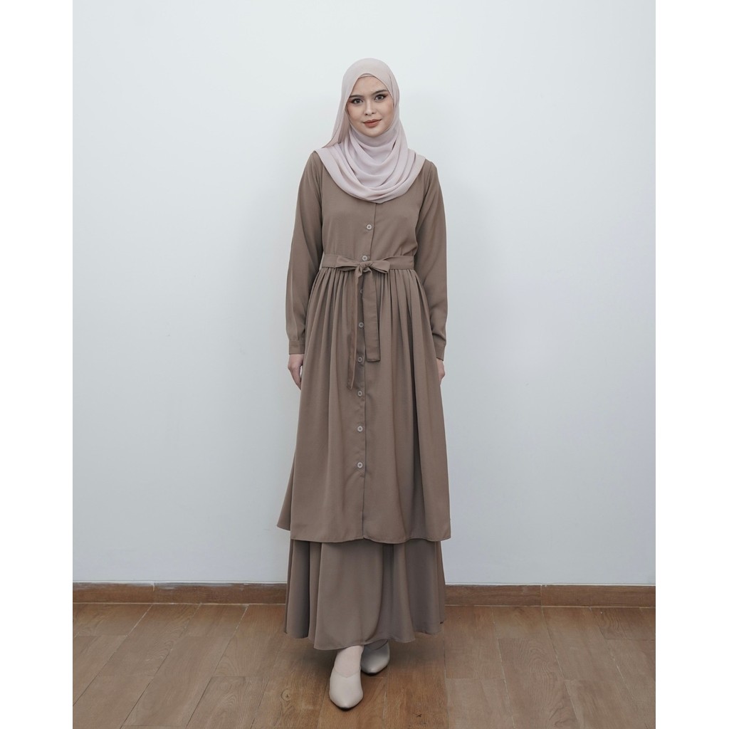 Evolvere - Selina Set Baju Kurung Malaysia Style Polos