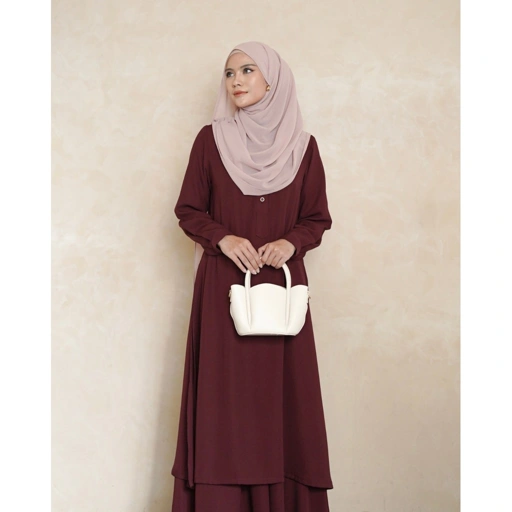 Image of Evolvere - Aeera Tunik Malaysia Style Polos ( TUNIK SAJA )